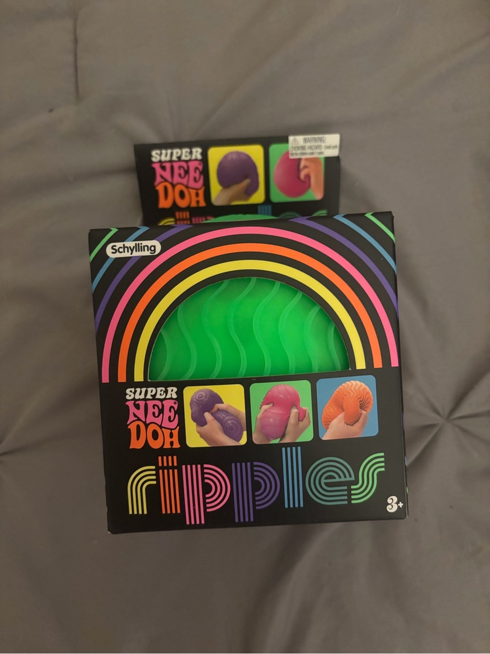 Super NeeDoh Ripples Kids Toy - Bright Green
